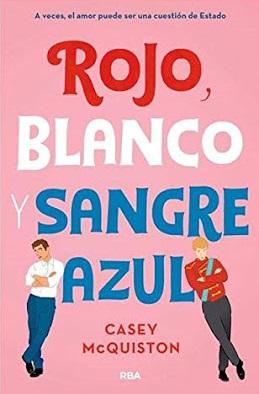 Rojo, blanco y sangre azul audiobook cover